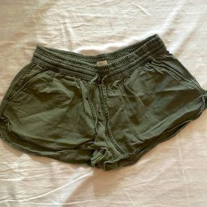 Army Green Hollister Shorts